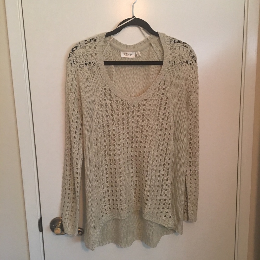 NWT cream sweater